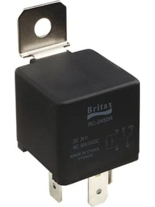 Britax Relay Mini 12V 40A 5 Pin N/O Spst Resistor Protected RA-1240RB Relays Britax - Micks Gone Bush