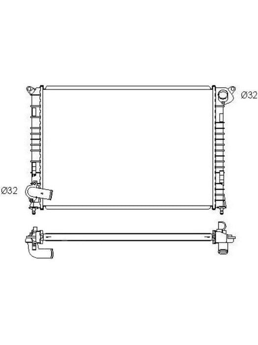 Alcius Radiator RADB190A Alcius - Micks Gone Bush