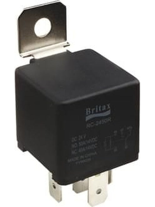 Britax Relay Mini 24V 20A 5 Pin C/O Contacts Resistor Protected RC-2440RBX Relays Britax - Micks Gone Bush