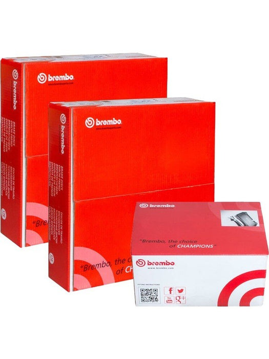 Brembo Rear Disc Brake Rotors + Brake Pads MGB-KIT-BEB-3863 Brembo - Micks Gone Bush