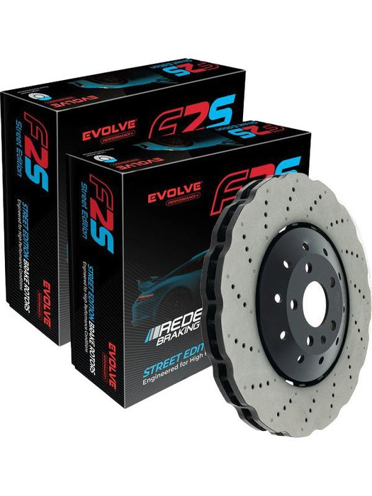 2 x Bremtec Evolve F2S Plus Disc Brake Rotor 390mm BDR8002LEV BDR8002REV MGB-KIT-BRE-52 Bremtec - Micks Gone Bush