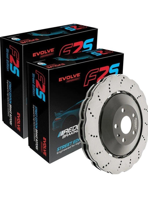 2 x Bremtec Evolve F2S Plus Disc Brake Rotor 365mm BDR9010LEV BDR9010REV MGB-KIT-BRE-85 Bremtec - Micks Gone Bush