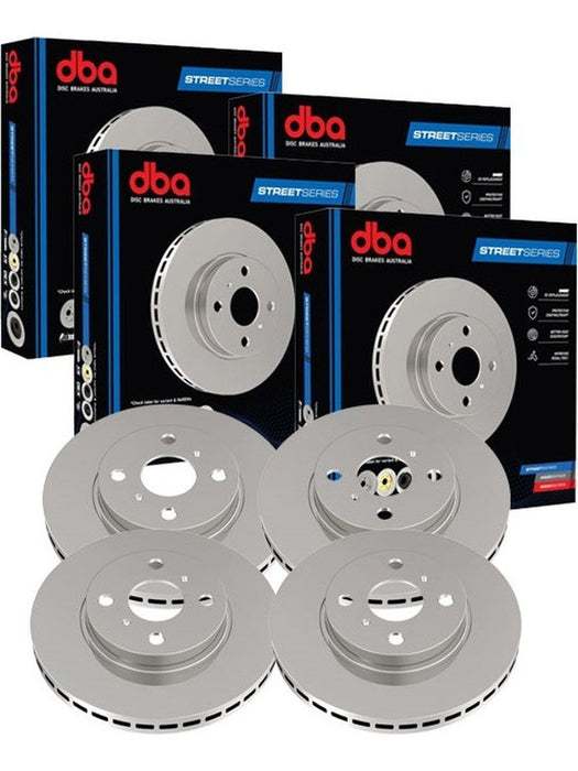DBA Front & Rear Disc Brake Rotors MGB-KIT-DBA-11195 DBA - Micks Gone Bush