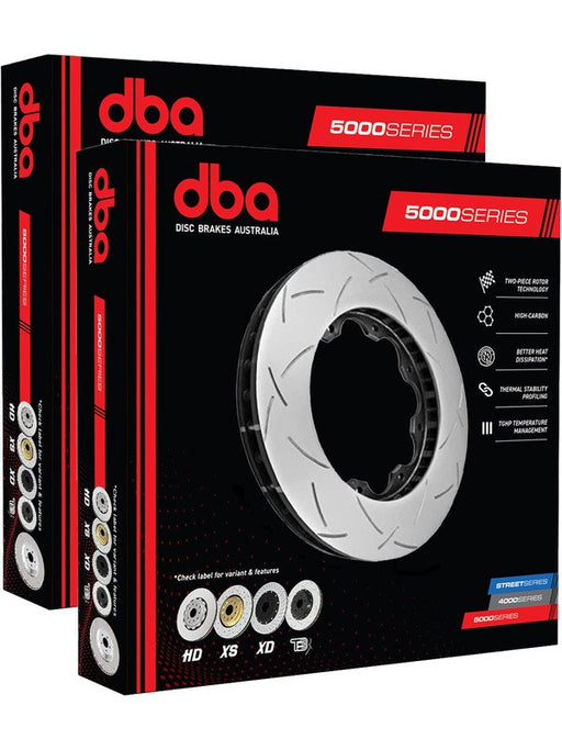 2 x DBA Disc Brake Rotor Ring T3 Slotted 5000 Series 308mm MGB-KIT-DBA-7047 DBA - Micks Gone Bush