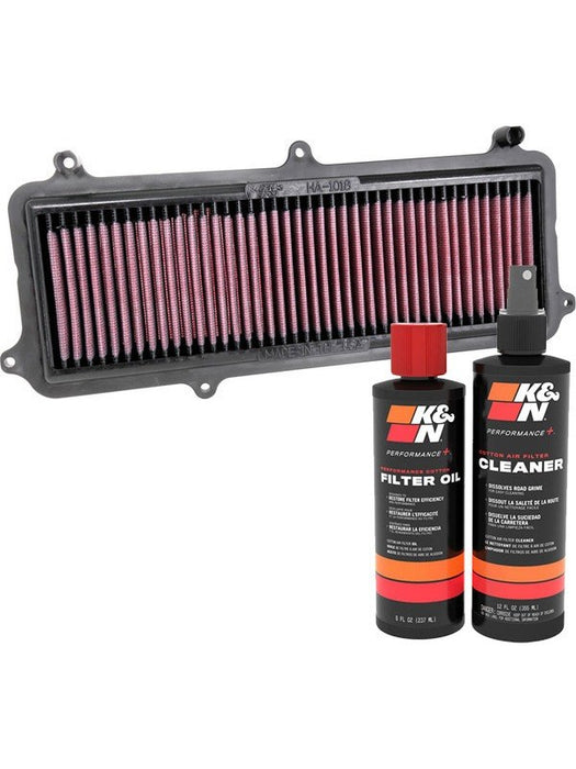 K&N Air Filter HA-1018 + Recharge Kit MGB-KIT-KNN-1384 K&N - Micks Gone Bush
