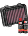 K&N Air Filter KT-1217 + Recharge Kit MGB-KIT-KNN-1575 K&N - Micks Gone Bush