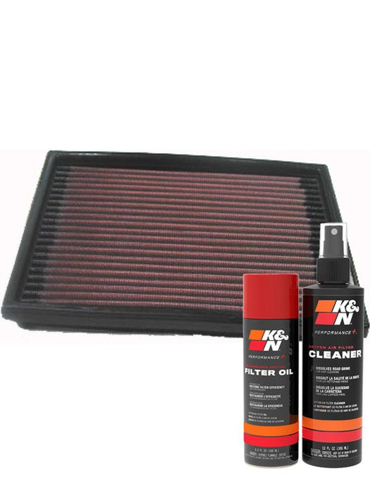 K&N Air Filter 33-2098 + Aerosol Recharge Kit MGB-KIT-KNN-3308 K&N - Micks Gone Bush