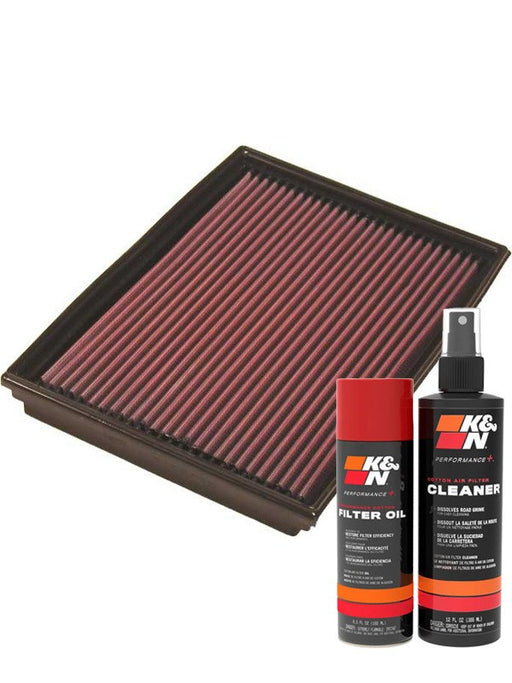 K&N Air Filter 33-2212 + Aerosol Recharge Kit MGB-KIT-KNN-3389 K&N - Micks Gone Bush