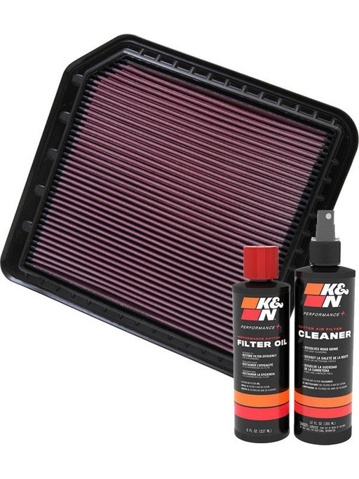 K&N Air Filter 33-2456 + Recharge Kit MGB-KIT-KNN-353 K&N - Micks Gone Bush