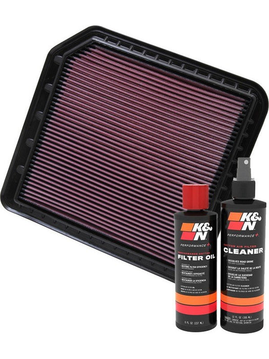 K&N Air Filter 33-2456 + Recharge Kit MGB-KIT-KNN-353 K&N - Micks Gone Bush