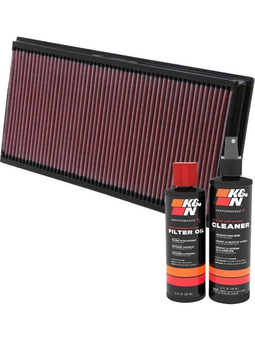 K&N Air Filter 33-2857 + Recharge Kit MGB-KIT-KNN-472 K&N - Micks Gone Bush