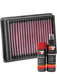 K&N Air Filter TB-1216 + Aerosol Recharge Kit MGB-KIT-KNN-5387 K&N - Micks Gone Bush