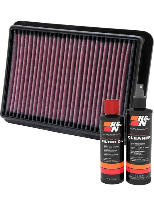 K&N Air Filter 33-2980 + Recharge Kit MGB-KIT-KNN-542 K&N - Micks Gone Bush