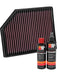 K&N Air Filter 33-3065 + Recharge Kit MGB-KIT-KNN-612 K&N - Micks Gone Bush