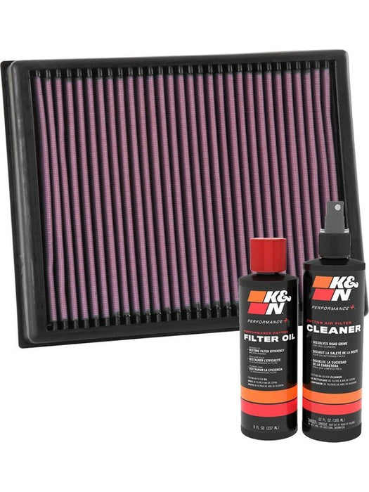 K&N Air Filter 33-3086 + Recharge Kit MGB-KIT-KNN-631 K&N - Micks Gone Bush