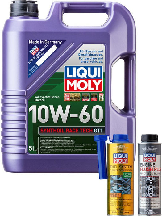 Liqui Moly Synthoil Race Tech GT1 10W-60 5L + Gold Service Kit MGB-KIT-LQM-114 Liqui Moly - Micks Gone Bush