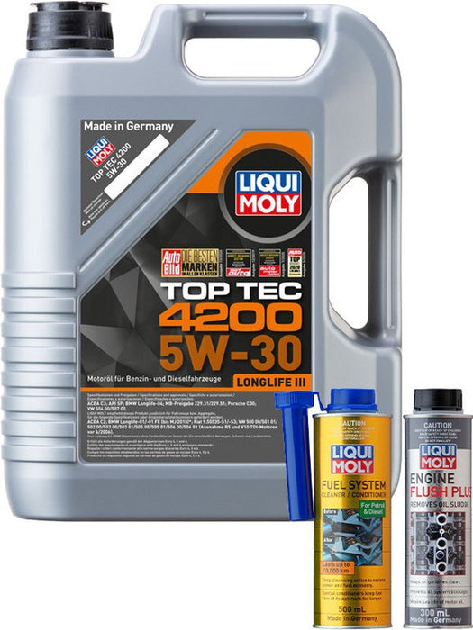 Liqui Moly Top Tec 4200 5W-30 5L + Gold Service Kit MGB-KIT-LQM-116 Liqui Moly - Micks Gone Bush