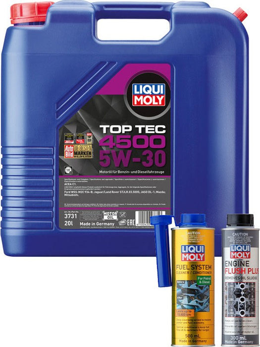 Liqui Moly Top Tec 4500 5W-30 20L + Gold Service Kit MGB-KIT-LQM-117 Liqui Moly - Micks Gone Bush