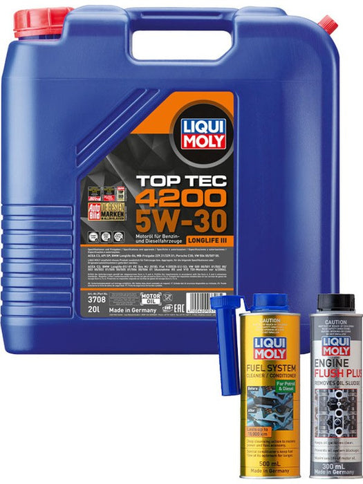 Liqui Moly Top Tec 4200 5W-30 20L + Gold Service Kit MGB-KIT-LQM-124 Liqui Moly - Micks Gone Bush