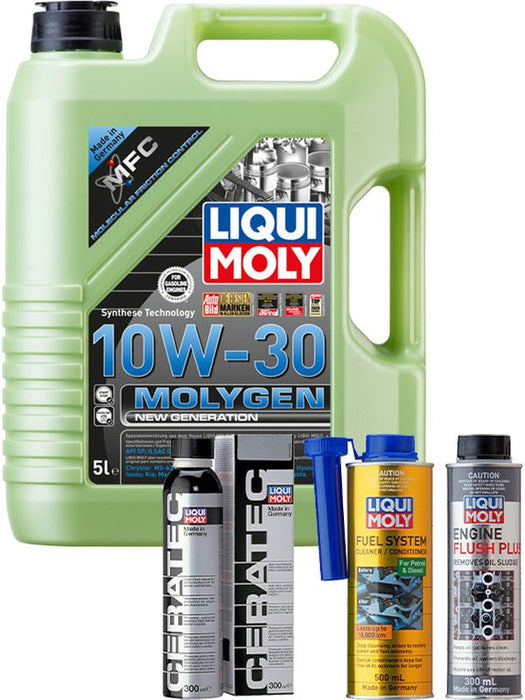 Liqui Moly Molygen New Generation 10W-30 5L + Platinum Service Kit MGB-KIT-LQM-142 Liqui Moly - Micks Gone Bush