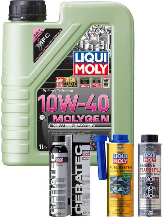 Liqui Moly Molygen New Generation 10W-40 1L + Platinum Service Kit MGB-KIT-LQM-147 Liqui Moly - Micks Gone Bush