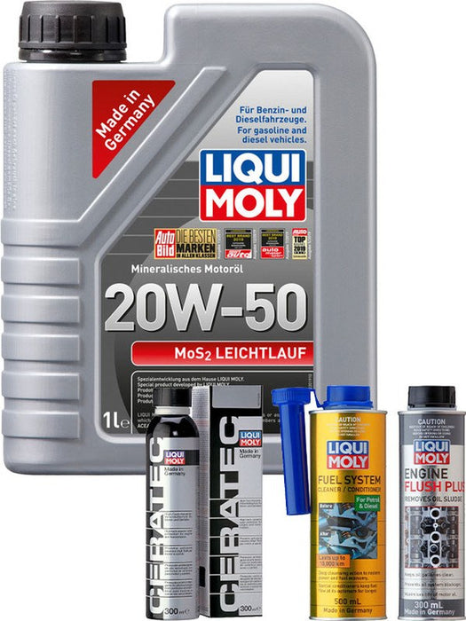 Liqui Moly MoS2 Leichtlauf 20W-50 1L + Platinum Service Kit MGB-KIT-LQM-154 Liqui Moly - Micks Gone Bush
