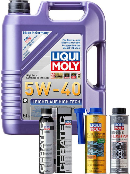 Liqui Moly Leichtlauf High Tech 5W-40 5L + Platinum Service Kit MGB-KIT-LQM-163 Liqui Moly - Micks Gone Bush