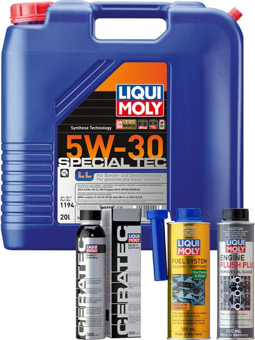 Liqui Moly Special Tec LL 5W-30 20L + Platinum Service Kit MGB-KIT-LQM-172 Liqui Moly - Micks Gone Bush
