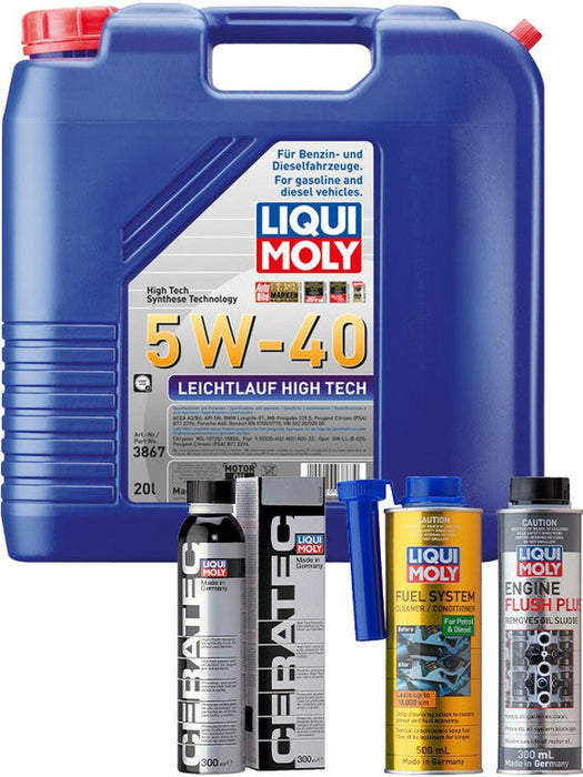 Liqui Moly Leichtlauf High Tech 5W-40 20L + Platinum Service Kit MGB-KIT-LQM-181 Liqui Moly - Micks Gone Bush