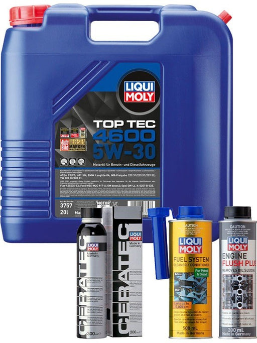 Liqui Moly Top Tec 4600 5W-30 20L + Platinum Service Kit MGB-KIT-LQM-191 Liqui Moly - Micks Gone Bush