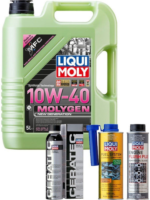 Liqui Moly Molygen New Generation 10W-40 5L + Platinum Service Kit MGB-KIT-LQM-202 Liqui Moly - Micks Gone Bush