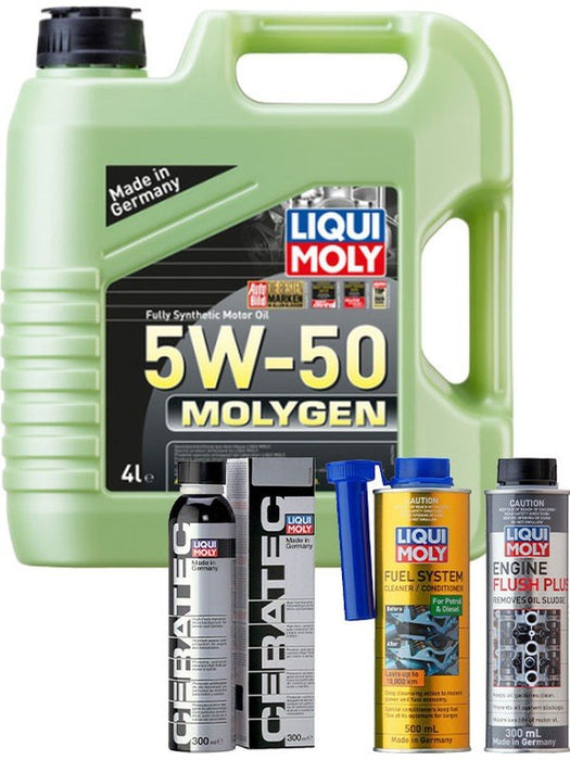 Liqui Moly Molygen New Generation 5W-50 4L + Platinum Service Kit MGB-KIT-LQM-206 Liqui Moly - Micks Gone Bush
