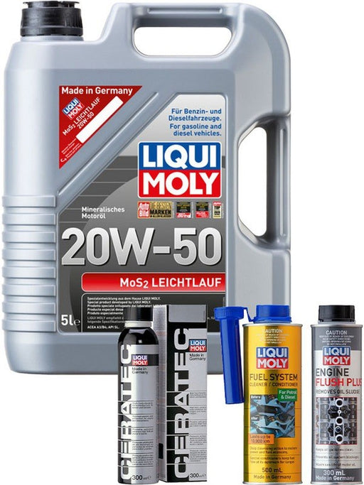 Liqui Moly MoS2 Leichtlauf 20W-50 5L + Platinum Service Kit MGB-KIT-LQM-222 Liqui Moly - Micks Gone Bush