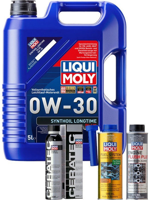 Liqui Moly Synthoil Longtime Plus 0W-30 5L + Platinum Service Kit MGB-KIT-LQM-226 Liqui Moly - Micks Gone Bush
