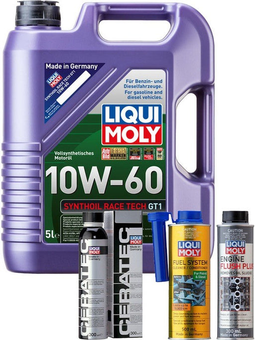 Liqui Moly Synthoil Race Tech GT1 10W-60 5L + Platinum Service Kit MGB-KIT-LQM-237 Liqui Moly - Micks Gone Bush