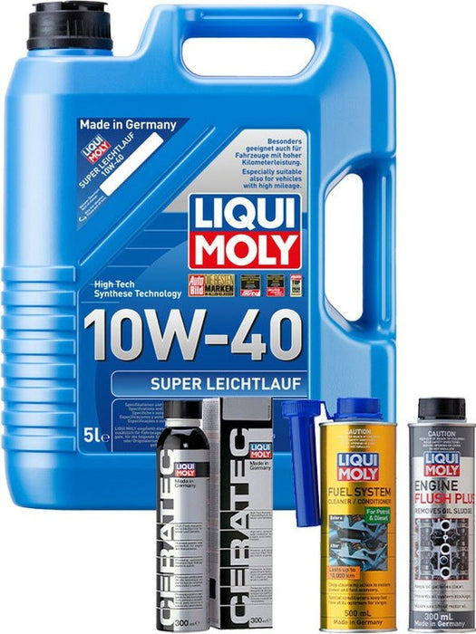 Liqui Moly Super Leichtlauf 10W-40 5L + Platinum Service Kit MGB-KIT-LQM-245 Liqui Moly - Micks Gone Bush