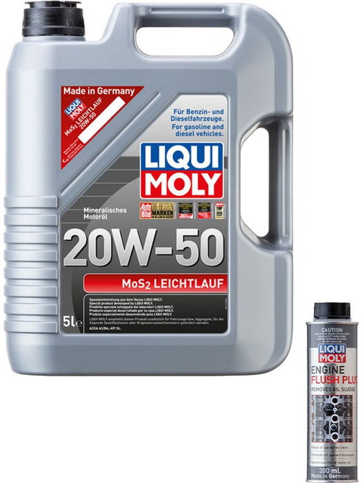 Liqui Moly MoS2 Leichtlauf 20W-50 5L + Silver Service Kit MGB-KIT-LQM-37 Liqui Moly - Micks Gone Bush