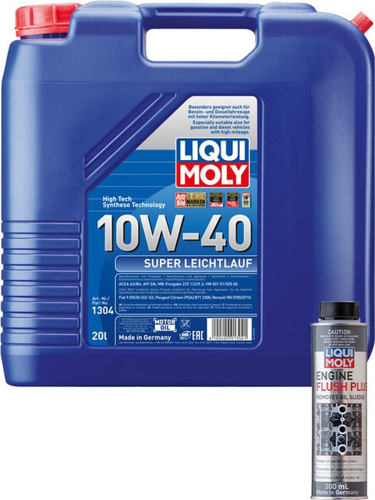 Liqui Moly Super Leichtlauf 10W-40 20L + Silver Service Kit MGB-KIT-LQM-56 Liqui Moly - Micks Gone Bush