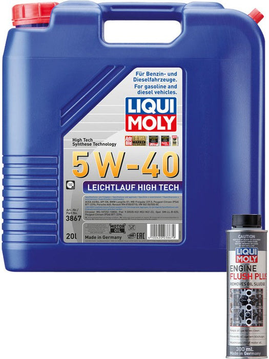 Liqui Moly Leichtlauf High Tech 5W-40 20L + Silver Service Kit MGB-KIT-LQM-57 Liqui Moly - Micks Gone Bush
