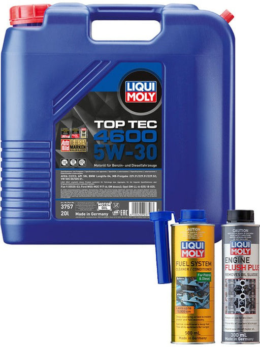 Liqui Moly Top Tec 4600 5W-30 20L + Gold Service Kit MGB-KIT-LQM-67 Liqui Moly - Micks Gone Bush