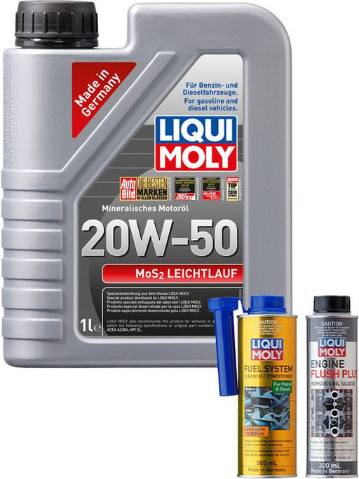 Liqui Moly MoS2 Leichtlauf 20W-50 1L + Gold Service Kit MGB-KIT-LQM-92 Liqui Moly - Micks Gone Bush