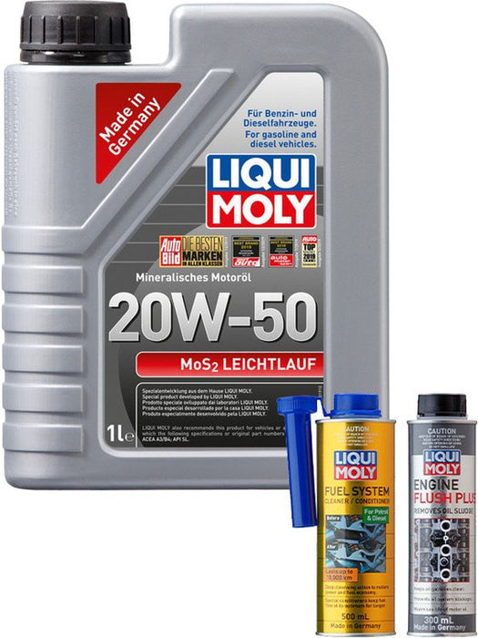 Liqui Moly MoS2 Leichtlauf 20W-50 1L + Gold Service Kit MGB-KIT-LQM-92 Liqui Moly - Micks Gone Bush