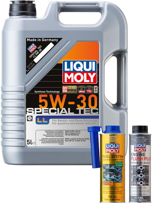 Liqui Moly Special Tec LL 5W-30 5L + Gold Service Kit MGB-KIT-LQM-97 Liqui Moly - Micks Gone Bush