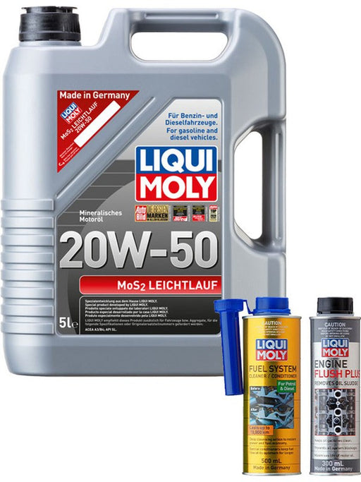 Liqui Moly MoS2 Leichtlauf 20W-50 5L + Gold Service Kit MGB-KIT-LQM-99 Liqui Moly - Micks Gone Bush