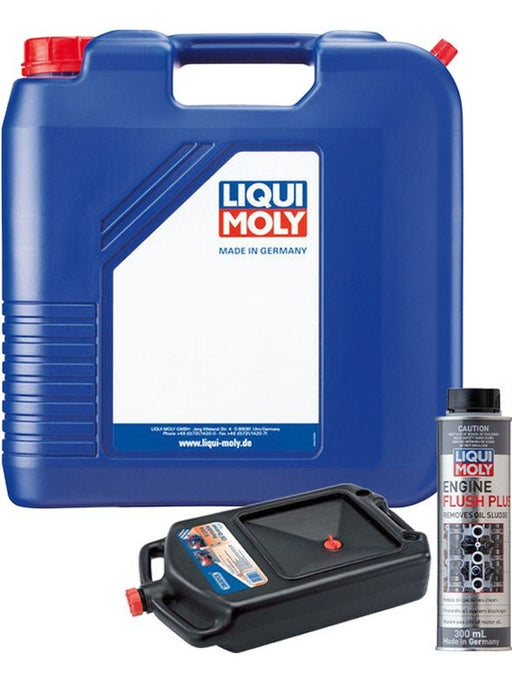 LIQUI MOLY Special Tec V 0W-30 20L Silver Service Kit + 8L Drip Tray MGB-KIT-MIX-107 Mixed - Micks Gone Bush