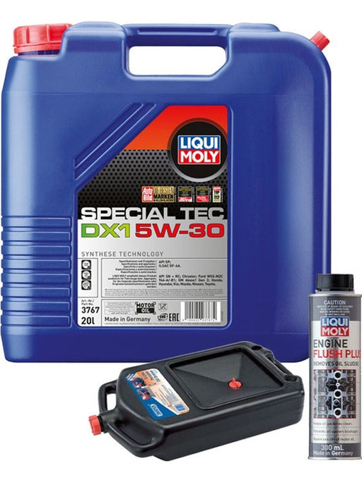 LIQUI MOLY Special Tec DX1 5W-30 20L Silver Service Kit + 8L Drip Tray MGB-KIT-MIX-115 Mixed - Micks Gone Bush