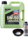 LIQUI MOLY Molygen New Generation 5W-50 4L Silver Service Kit + 6L Drip Tray MGB-KIT-MIX-123 Mixed - Micks Gone Bush