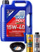 LIQUI MOLY Touring High Tech 15W-40 5L Gold Service Kit + 6L Drip Tray MGB-KIT-MIX-142 Mixed - Micks Gone Bush