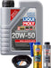 LIQUI MOLY MoS2 Leichtlauf 20W-50 1L Gold Service Kit + 6L Drip Tray MGB-KIT-MIX-145 Mixed - Micks Gone Bush