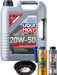 LIQUI MOLY MoS2 Leichtlauf 20W-50 5L Gold Service Kit + 6L Drip Tray MGB-KIT-MIX-151 Mixed - Micks Gone Bush
